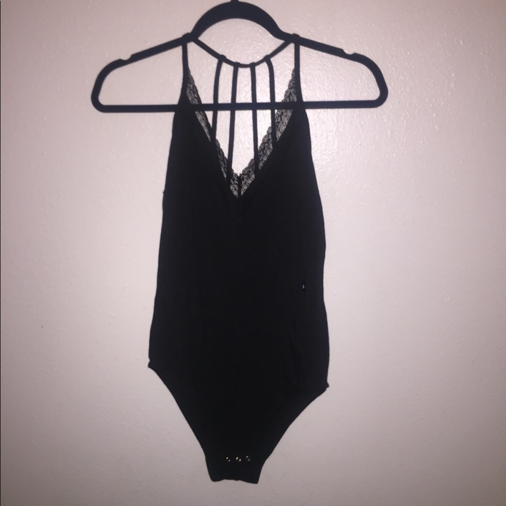 Abercrombie black body suit